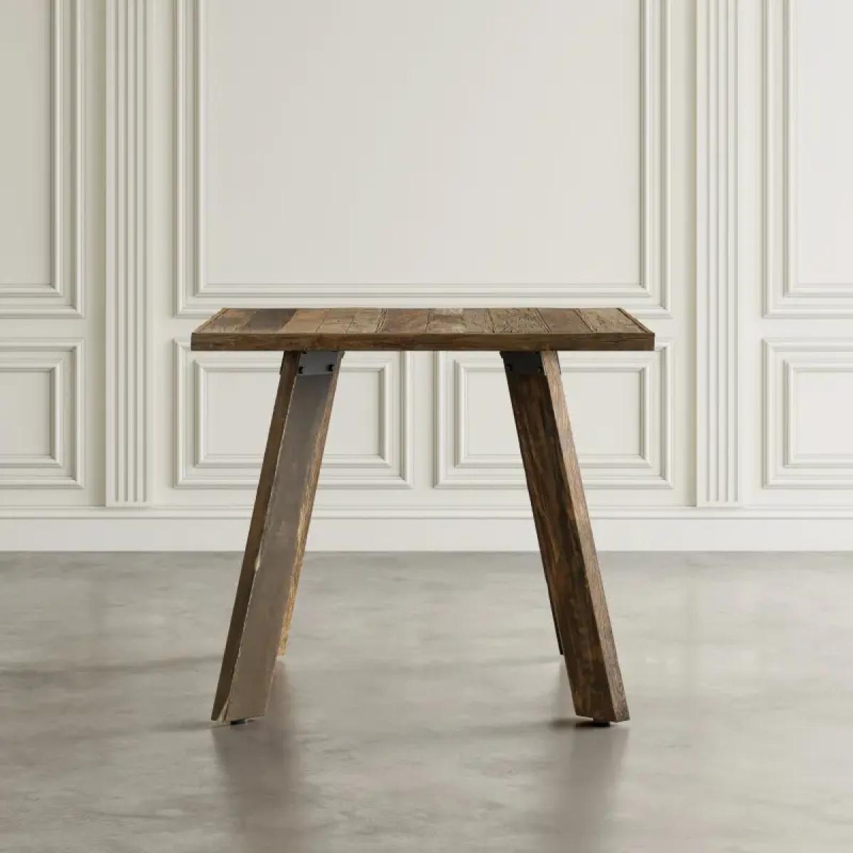 Reclamation Salvaged Wood Counter Table - Image 4