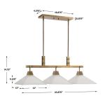 Brookdale, 3 Lt Linear Chandelier - Image 8