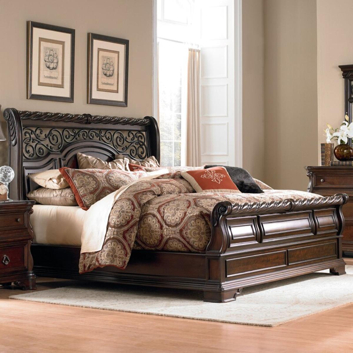 King California Sleigh Bed - Image 2