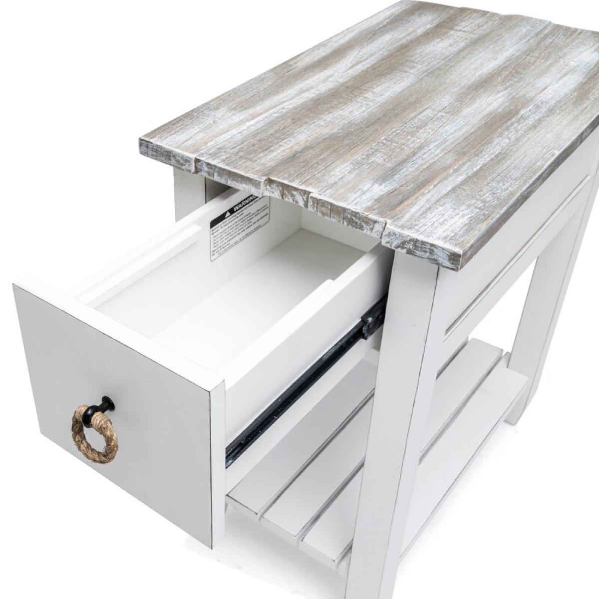 Picket Fence Chairside Table - Image 8