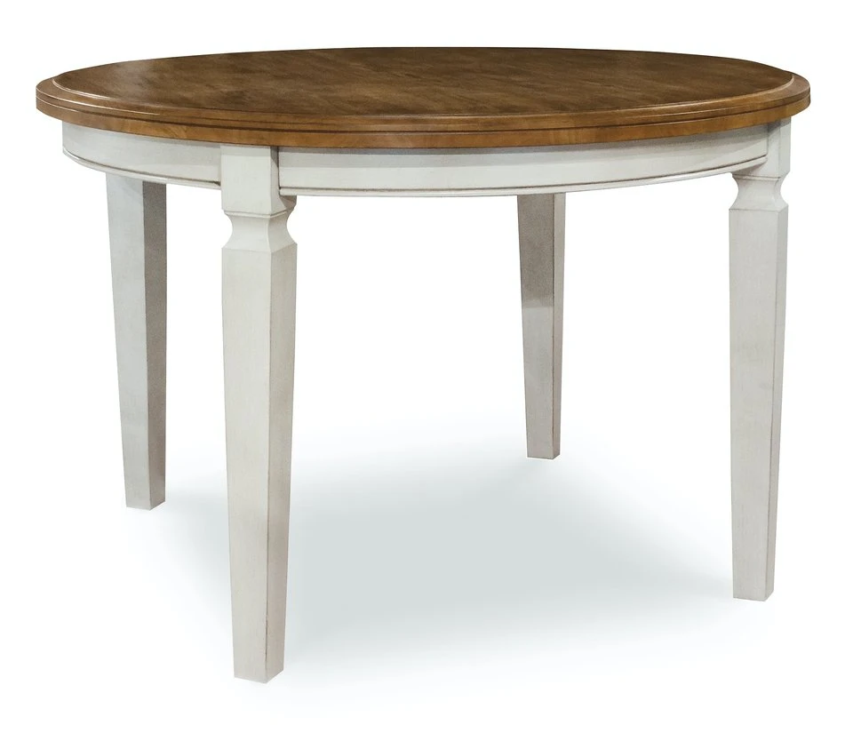 49b1d8bb9f713f29cc376eaf96aa0bb4 Vista Collection Solid Round Top Table in Hickory & Shell - Image 1