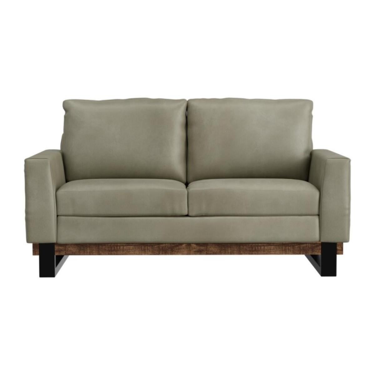 Metal & Wood Base, Loveseat - Blackburn - Image 3