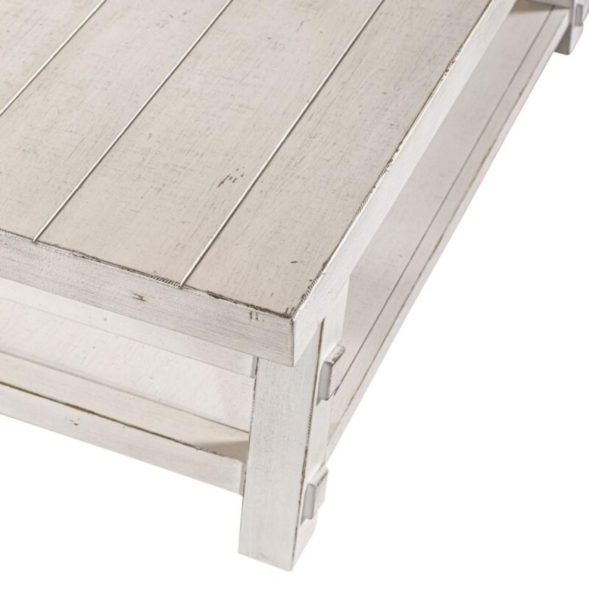 Modern Farmhouse Oversized Square Cocktail Table - Image 7
