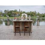 Antique Barstool with variable height adjustment - Image 3