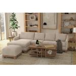 Wooden Frame & Base, Sectional Right-Arm Loveseat - Samba - Image 3