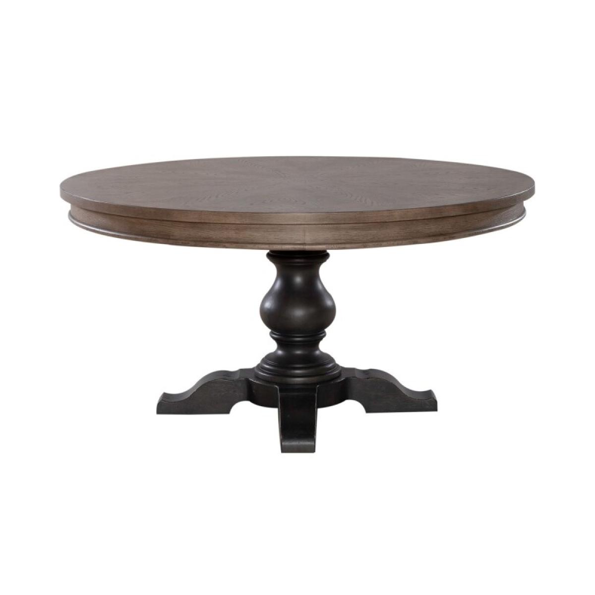 Single Pedestal Table Base- Black - Image 4