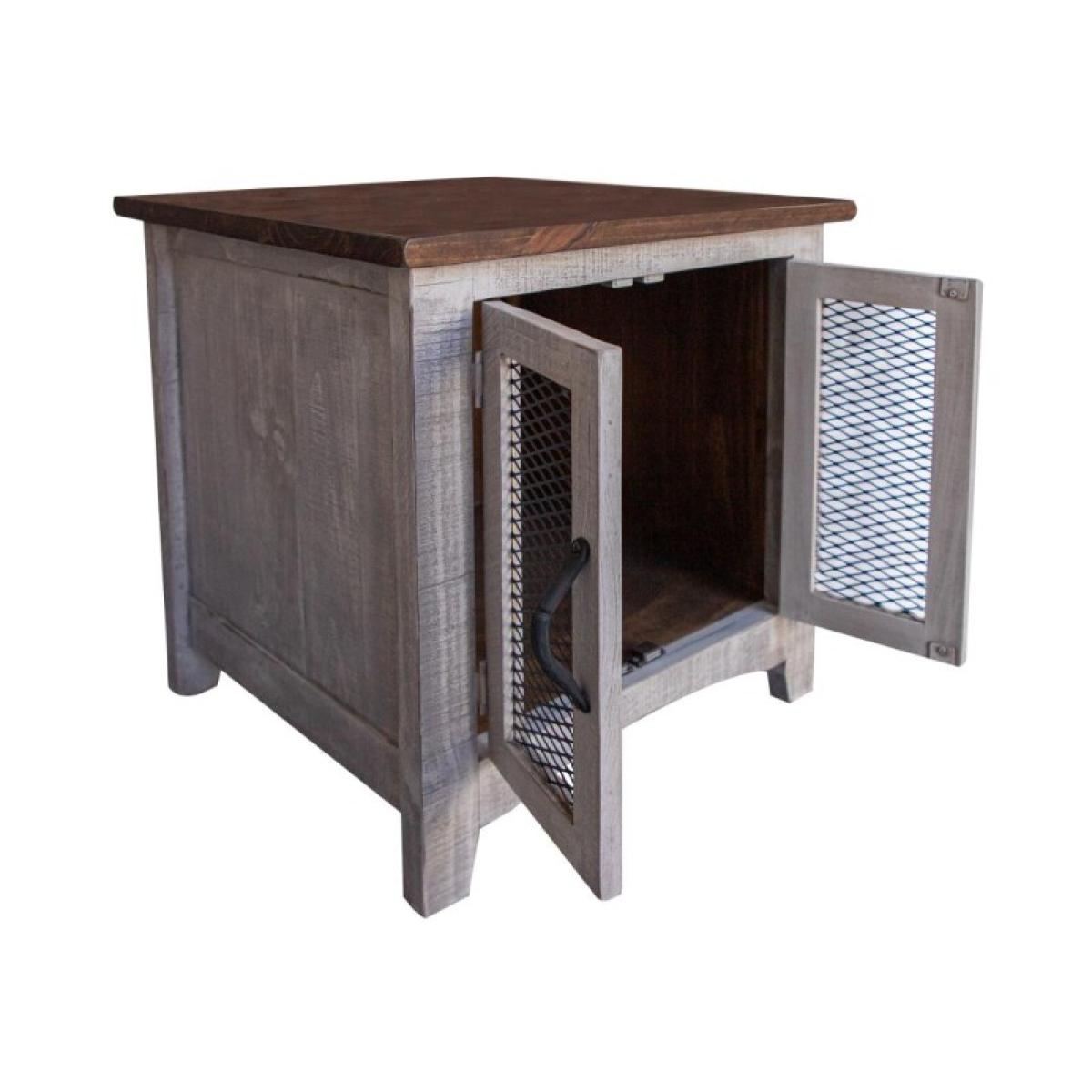 2 Door End Table - Pueblo - Image 4