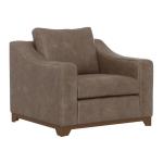 Wooden Frame & Base, Armchair - Natural Parota