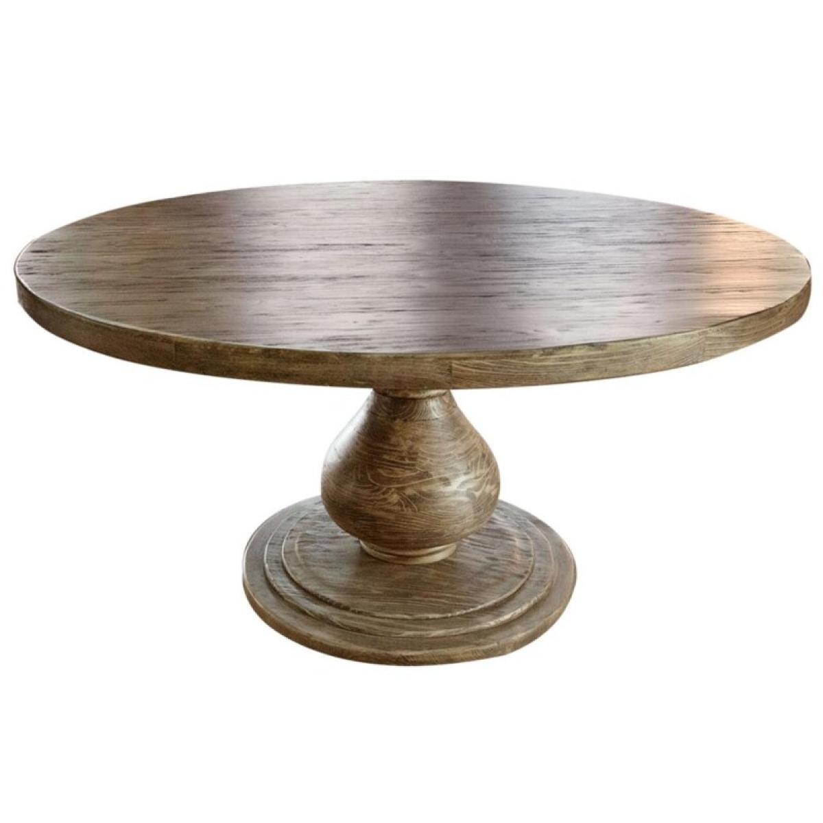 Bonanza, Round Dining Table-Brown - Bonanza - Image 2