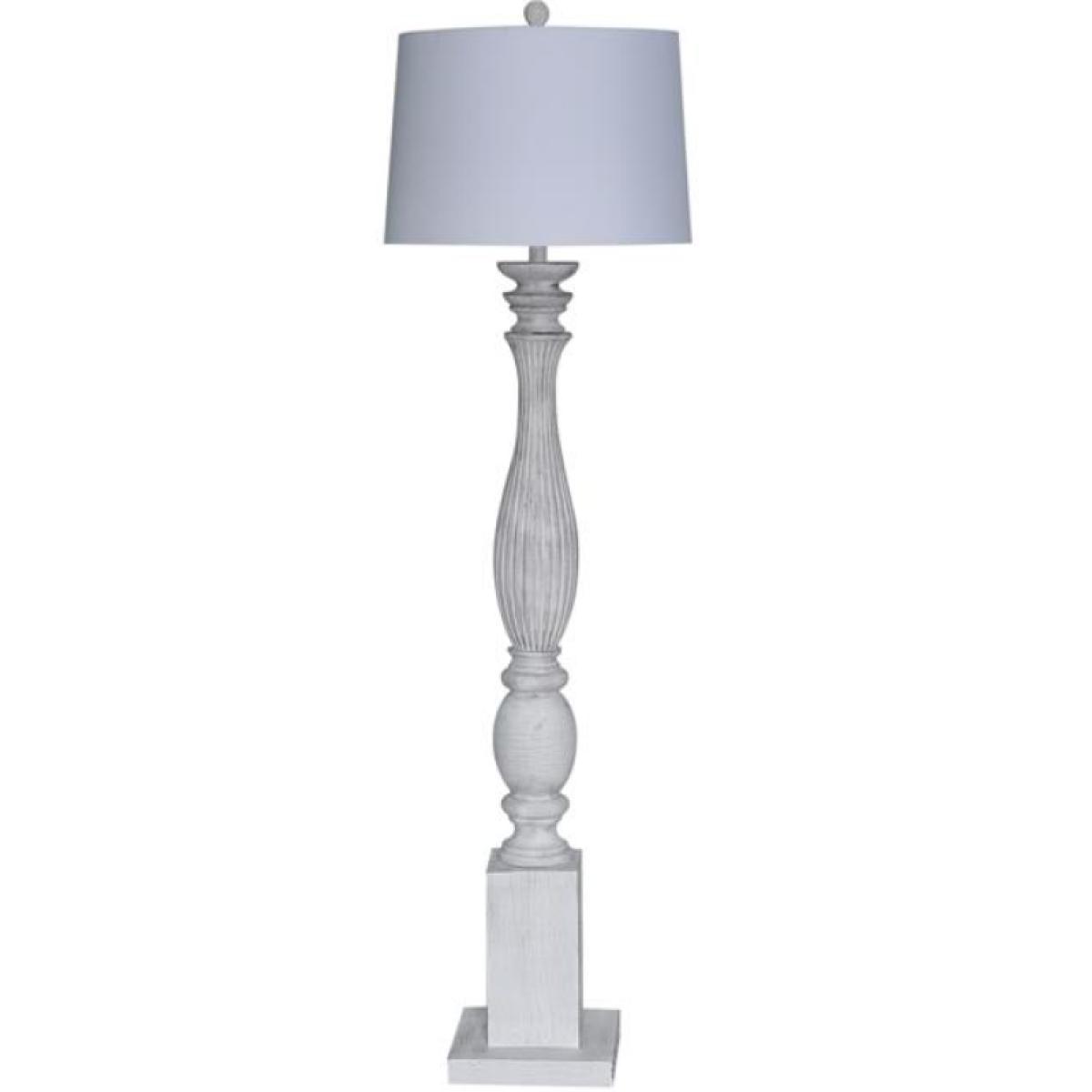 Elmwood Floor Lamp - White - Image 4