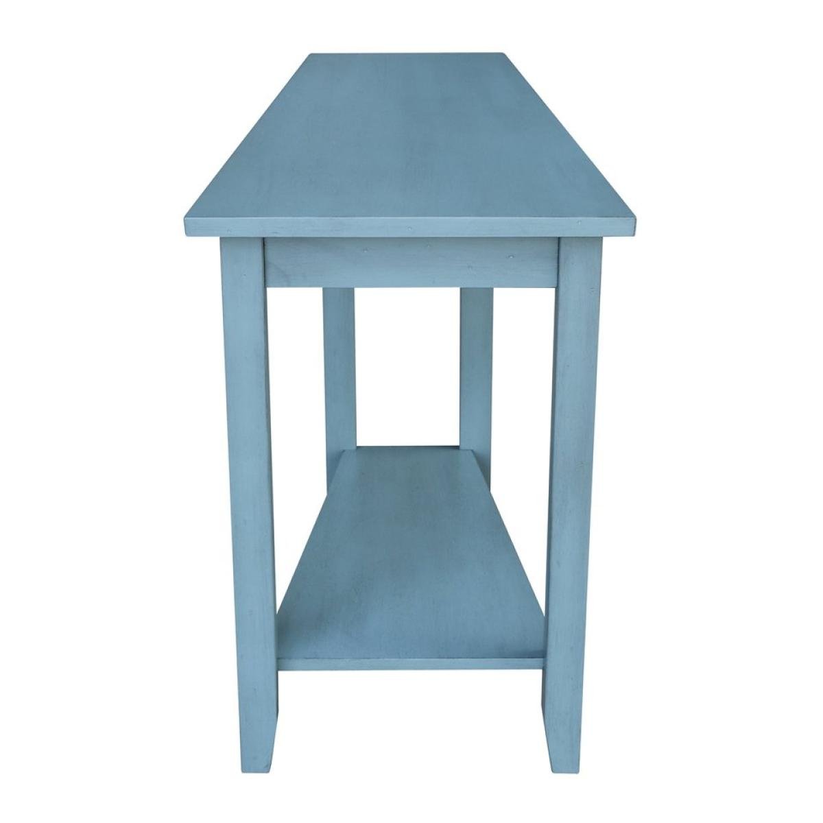 Destinations Collection - Keystone Accent Table in Ocean Blue - Image 3