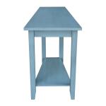 Destinations Collection - Keystone Accent Table in Ocean Blue - Image 3