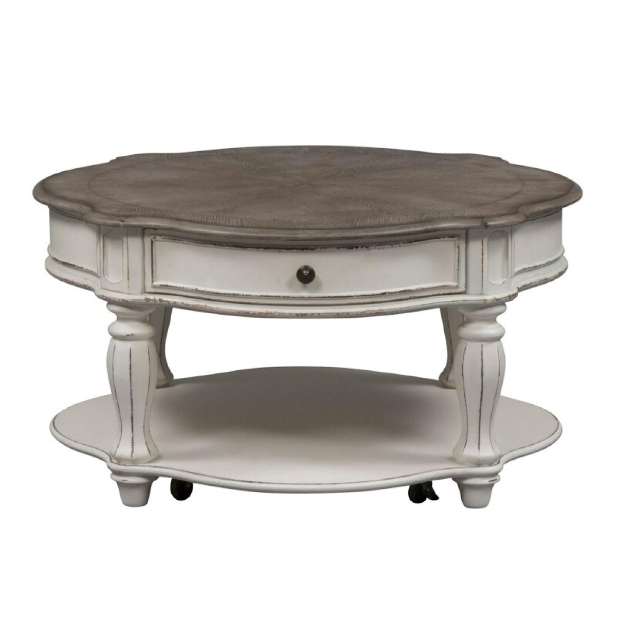 Magnolia Manor Round Cocktail Table - Image 3