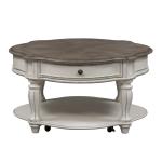 Magnolia Manor Round Cocktail Table - Image 3