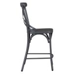 X Back Counter Chair - Grey - Image 5