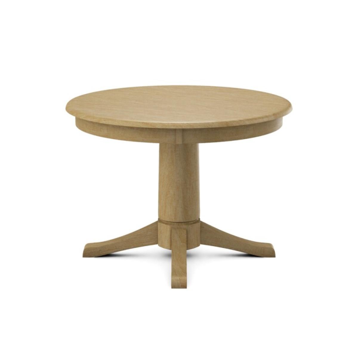 Build Your Own Pedestal Table w/ 42" Round Tabletop w/'Half Bullnose Edge - Image 5