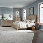 King California Panel Bed, Dresser & Mirror, Chest