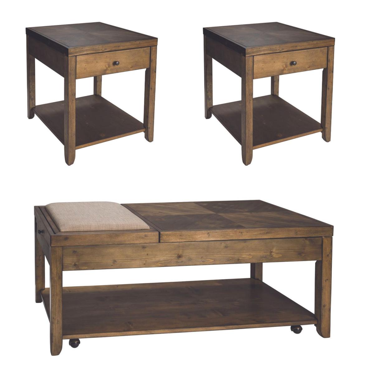 Mitchell 3 Piece Set (1-Cocktail 2-End Tables) - Image 3
