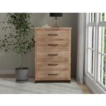 5 Drawer Chest - Natural Parota - Image 3