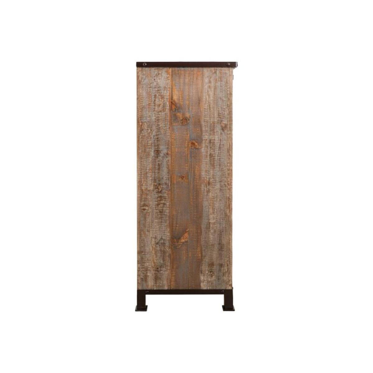 3 Drawer 1 Sliding Door 2 Door Gentleman's Chest - Antique - Image 6