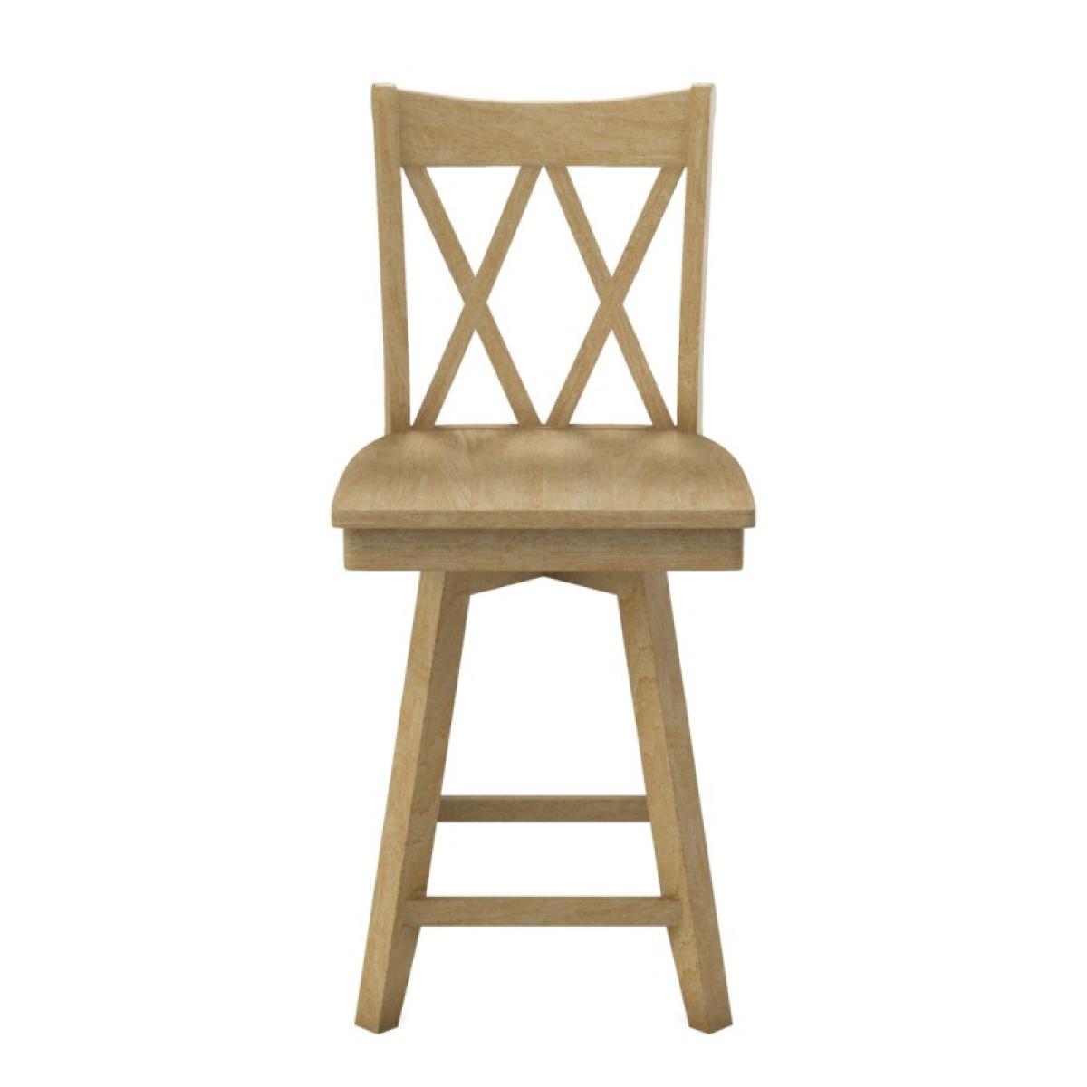 24'' XX Back Swivel Counter Stool - Image 5