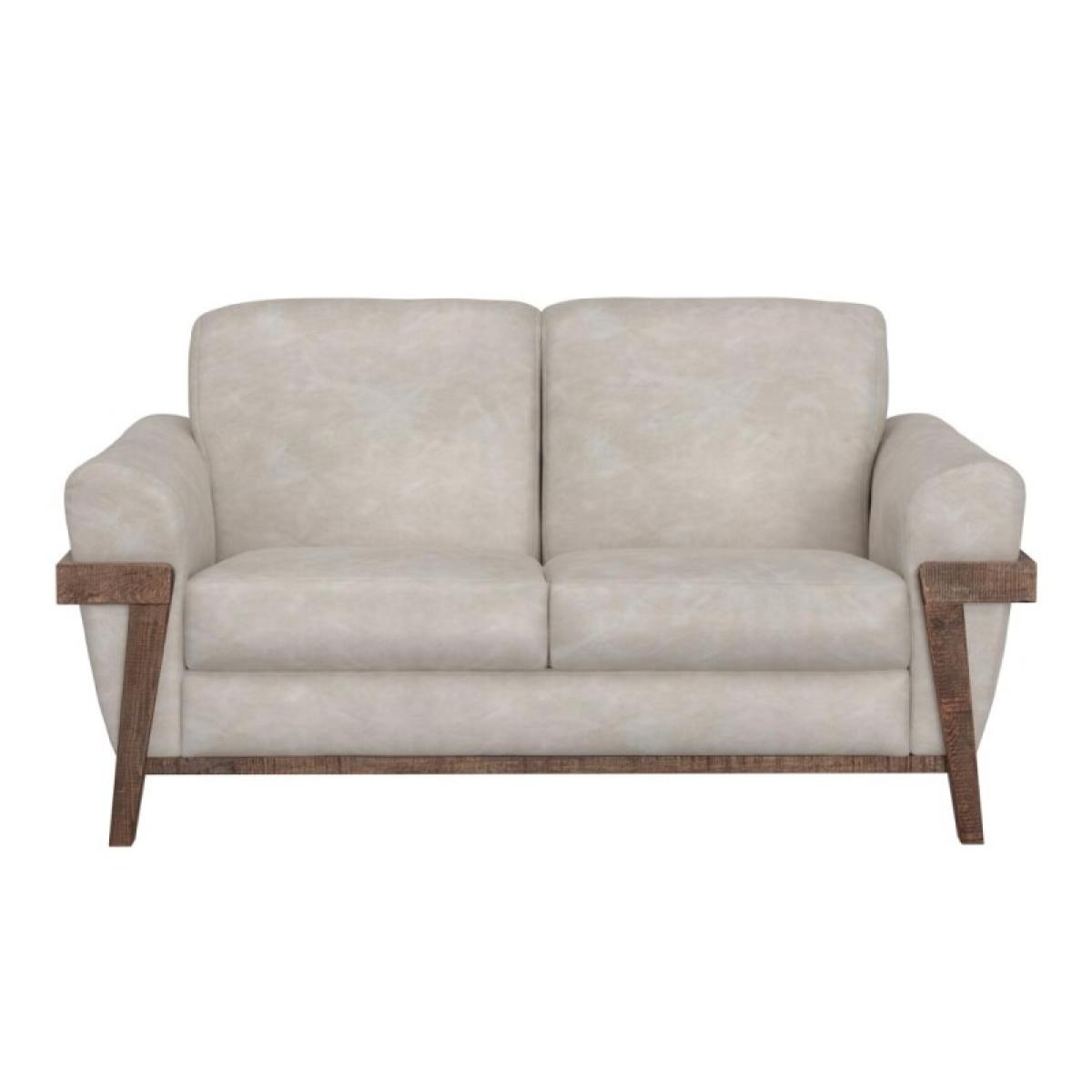 Wooden Frame & Base, Loveseat - Loft Brown - Image 3