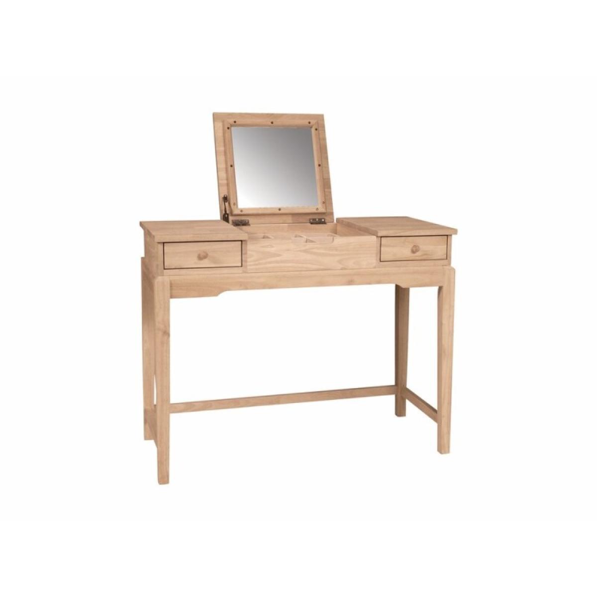 Vanity w/ flip up mirror - Image 4