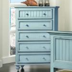 Monaco Bleu 5 Drawer Chest - Image 3