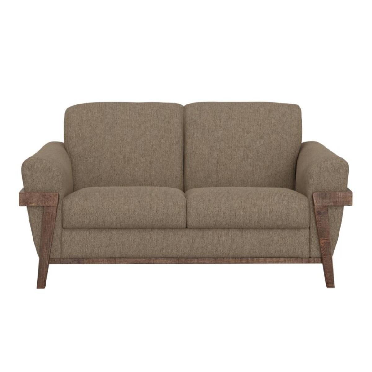 Wooden Frame & Base, Loveseat - Loft Brown - Image 3