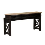 Heatherbrook 4 Piece Console Set (1-Console 3-Stools) - Image 2