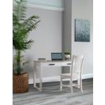 Tykes Collection- Carson Desk in Chalk and White - Image 4