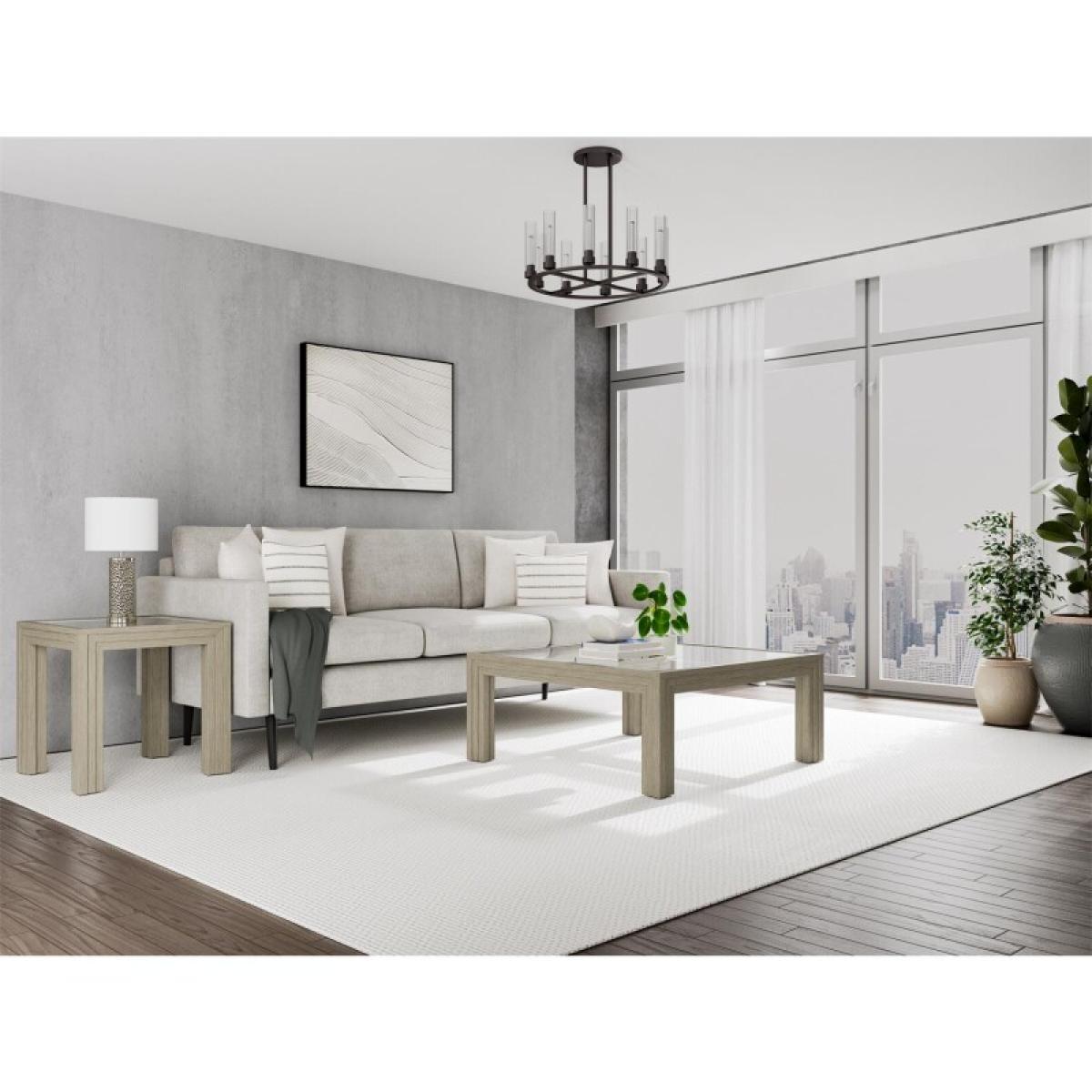 Glass Top End Table - Image 5