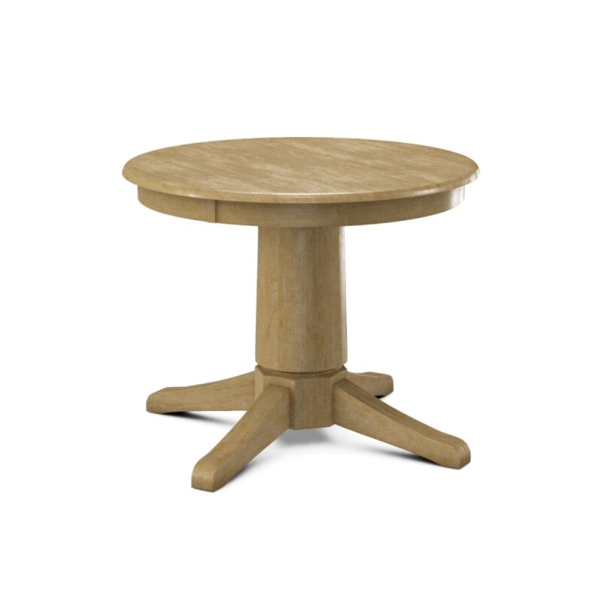 Build Your Own Pedestal Table w/ 30"H Transitional Pedestal for Solid Tops - Image 15