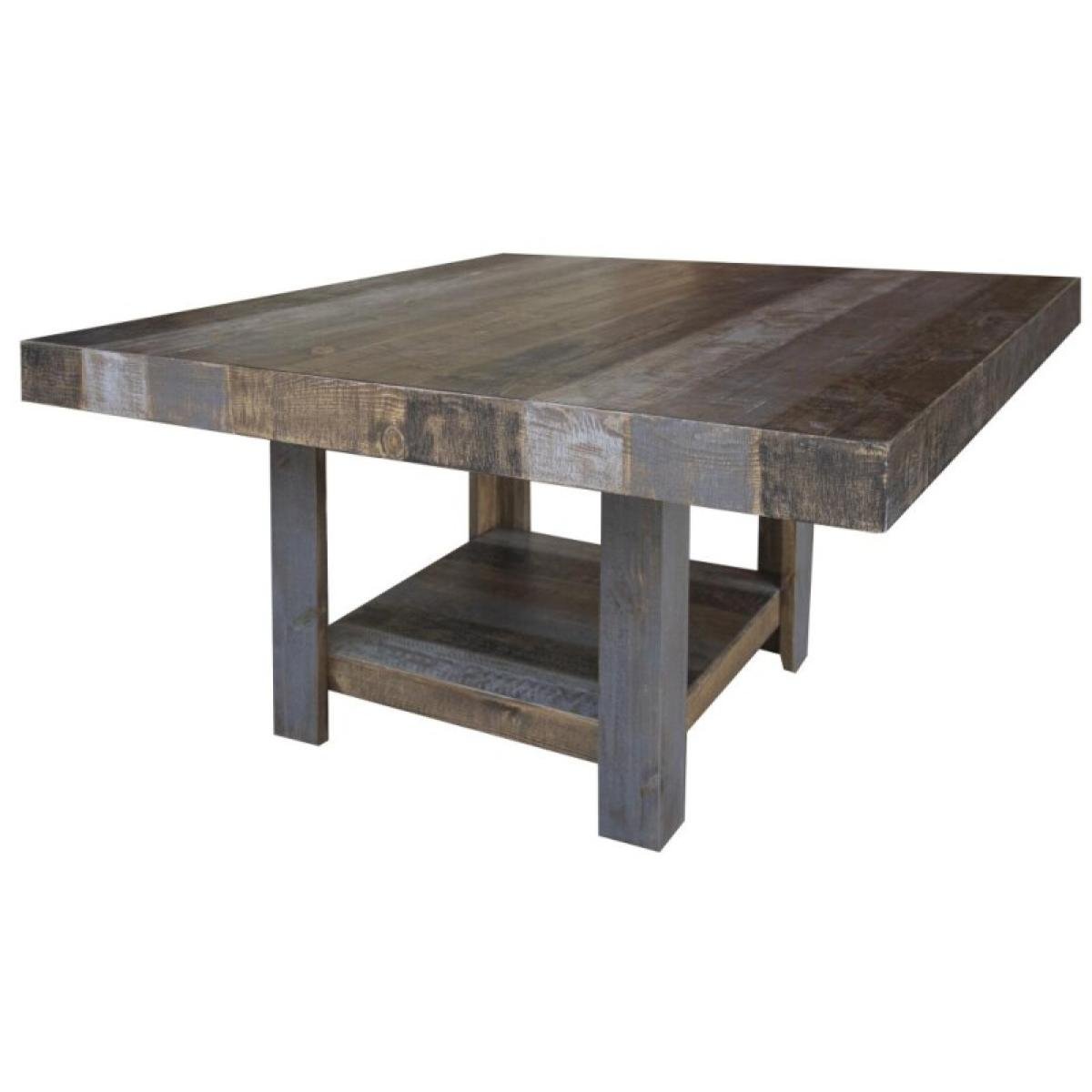 54" Square Dining Table - Loft Brown - Image 2