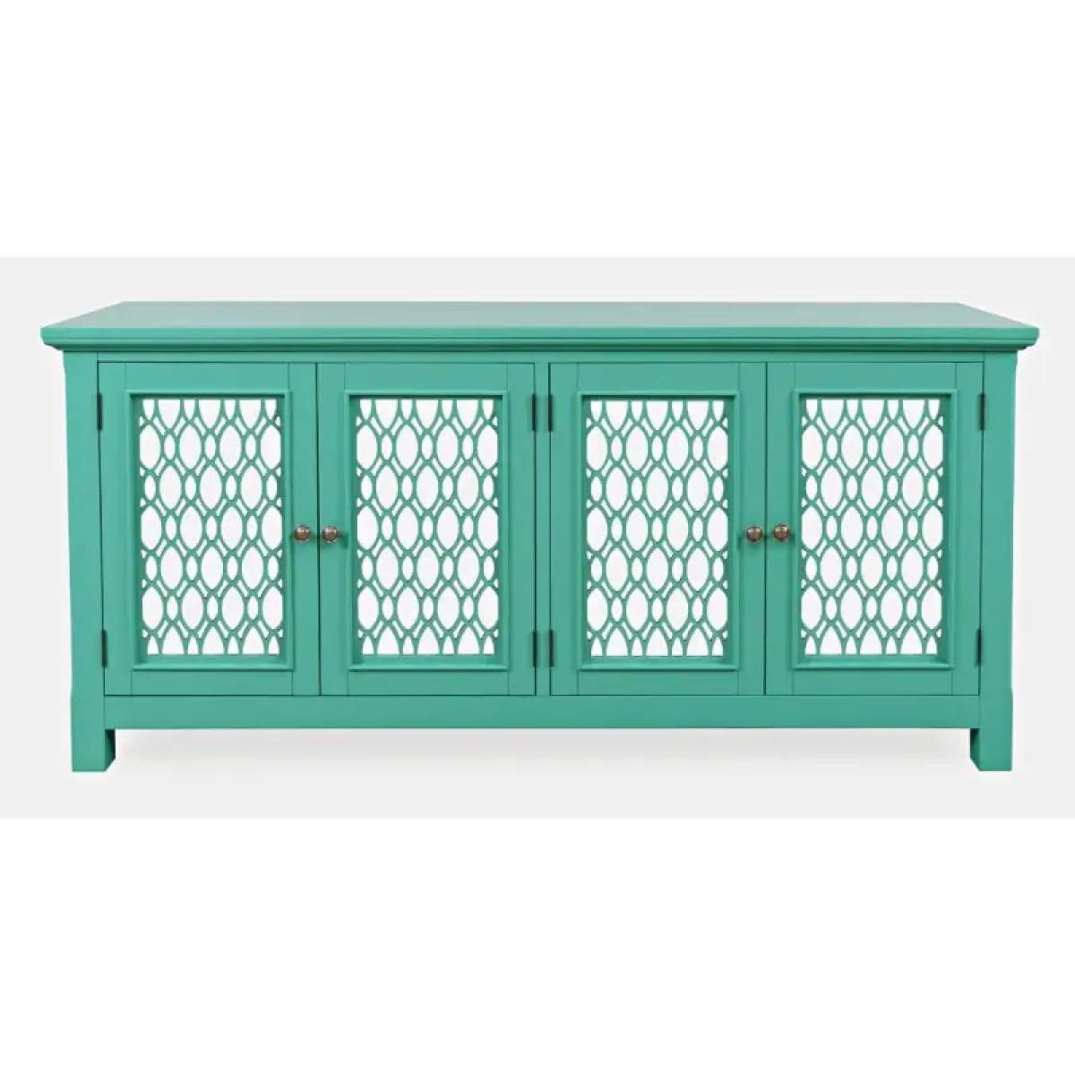 Isabella 69" Mirrored Accent Cabinet - Image 2