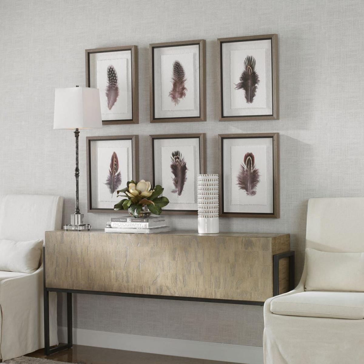 Birds Of A Feather Framed Prints, S/6 - Image 4