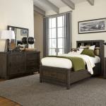 Thornwood Hills Twin Bookcase Bed, Dresser & Mirror