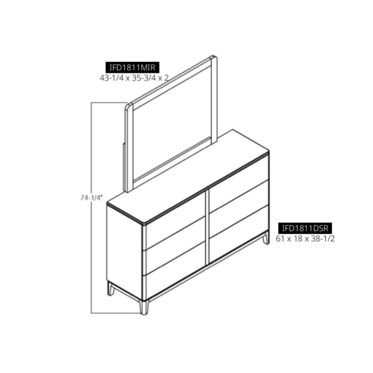 Santa Rosa 6 Drawer Dresser - Image 6