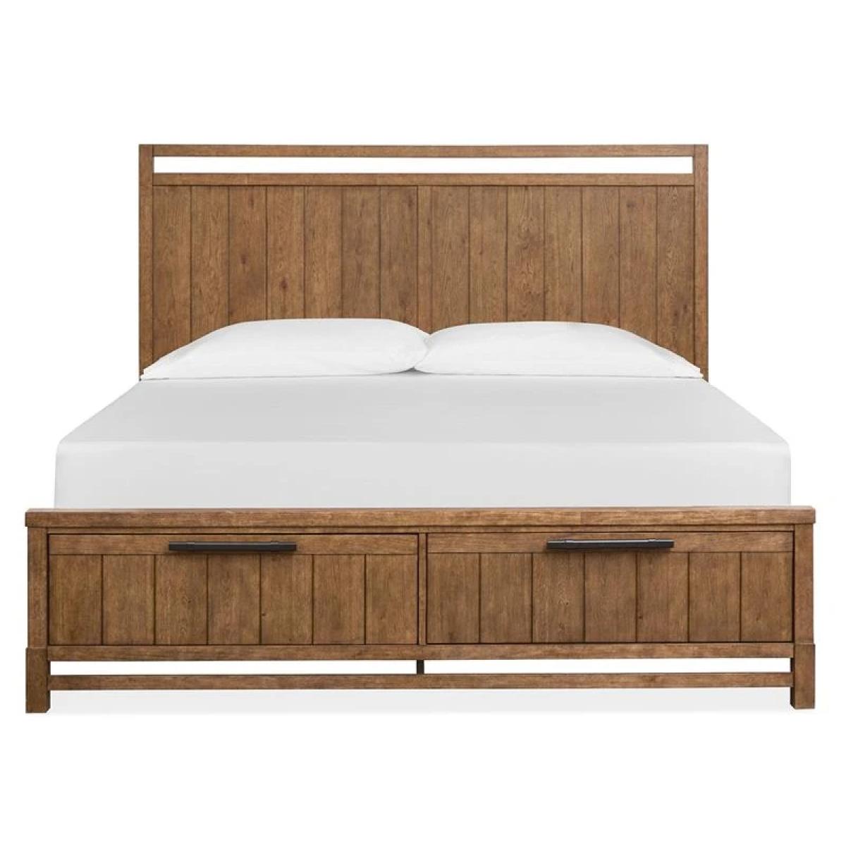 Conway B6422-54A Complete Queen Panel Storage Bed - Image 2