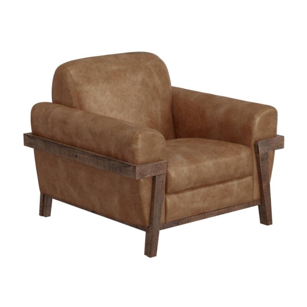4f75686cab4cbcc79e890a8c23f44bef Wooden Frame & Base, Armchair - Loft Brown - Image 1