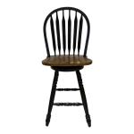 Carolina Crossing Windsor Swivel Counter Chair - Black - Image 3