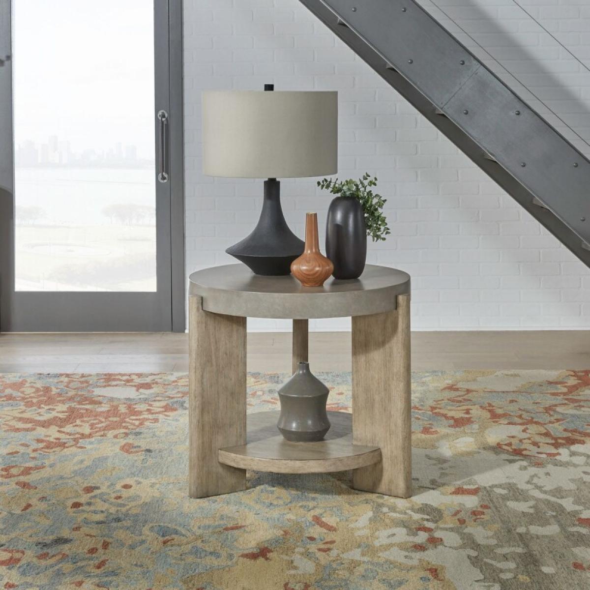 Affinity Round End Table - Image 2