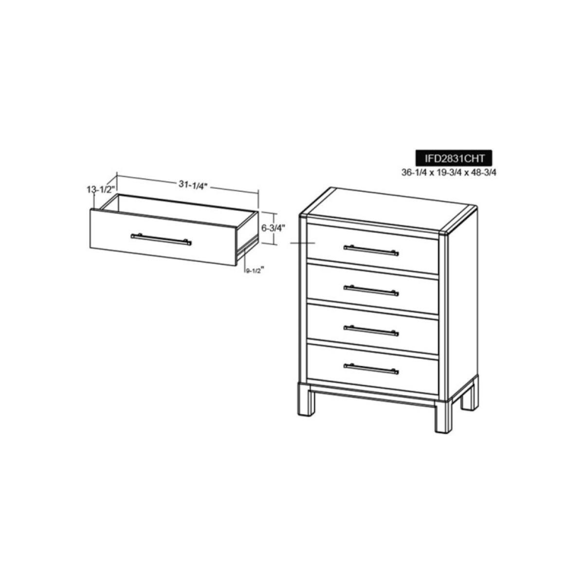 4 Drawer Chest - Merida - Image 8