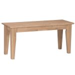 39" Shaker Bench