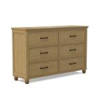 Vista Bedroom 6-Drawer Dresser - Image 37