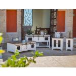 2 Metal Mesh Doors End Table - Pueblo - Image 3