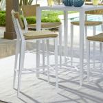 Calbas Outdoor Bar Stool, White - Image 5