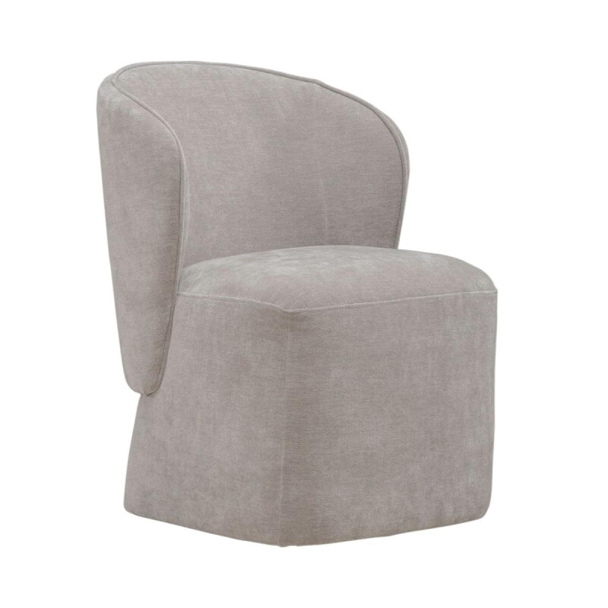 Accent Dining Chair w/ Casters - Truffle - Image 5