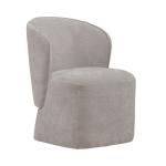 Accent Dining Chair w/ Casters - Truffle - Image 5