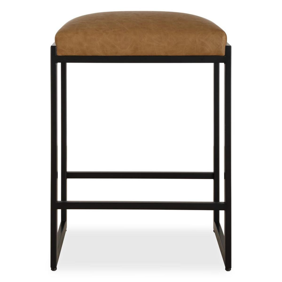 50847dc8e9a35b6a99ffd5f4bbde5afe Atticus Counter Stool, Black - Image 1